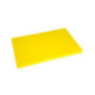 Planche à découper standard épaisse basse densité Hygiplas jaune