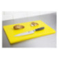 Planche à découper standard épaisse basse densité Hygiplas jaune