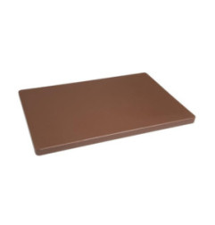 Planche à découper standard épaisse basse densité Hygiplas marron