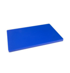 Planche à découper standard épaisse basse densité Hygiplas bleue