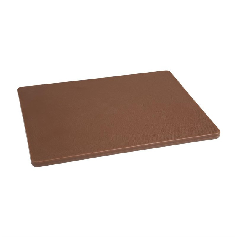 Petite planche à découper basse densité Hygiplas marron