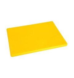 Petite planche à découper basse densité Hygiplas jaune
