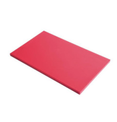 Planche à découper GN 1/2 en polyéthylène haute densité Gastro M  rouge