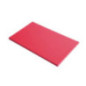 Planche à découper GN1/1 en polyéthylène haute densité Gastro M  rouge