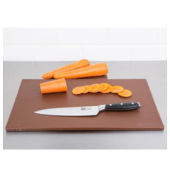 Planche à découper antibactérienne basse densité Hygiplas marron