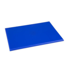 Petite planche à découper haute densité Hygiplas bleue