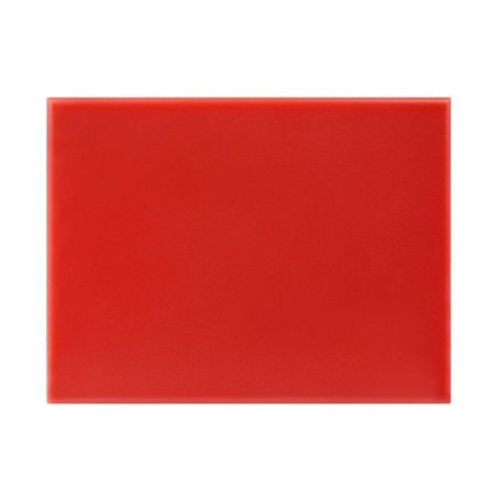 Petite planche à découper haute densité Hygiplas rouge