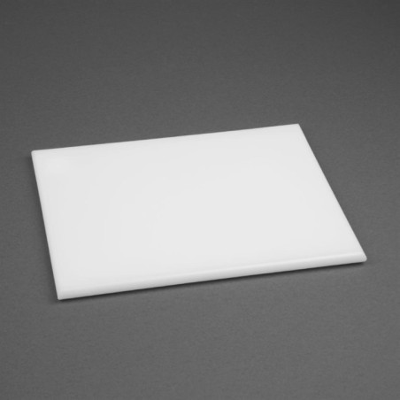 Petite planche à découper haute densité Hygiplas blanche