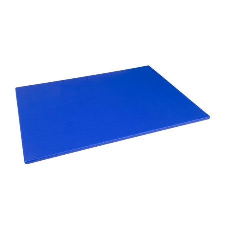 Grande planche à découper basse densité Hygiplas bleue