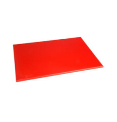 Planche à découper standard haute densité Hygiplas rouge
