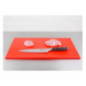 Planche à découper standard haute densité Hygiplas rouge