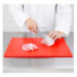 Planche à découper standard haute densité Hygiplas rouge