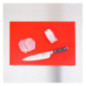 Planche à découper standard haute densité Hygiplas rouge