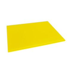 Planche à découper extra large haute densité Hygiplas jaune
