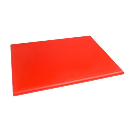 Planche à découper extra large haute densité Hygiplas rouge
