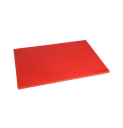 Planche à découper standard basse densité Hygiplas rouge