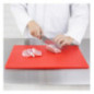 Planche à découper standard basse densité Hygiplas rouge