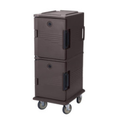 Chariot isotherme Cambro Ultra Camcart UPC800 granite sable