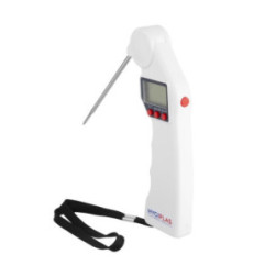 Thermomètre à sonde pliable Easytemp blanc