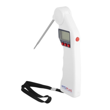 Thermomètre à sonde pliable Easytemp blanc