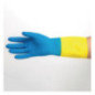 Gants étanches protection chimique légère bleus et jaunes Mapa Alto 405 L