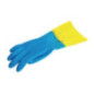 Gants étanches protection chimique légère bleus et jaunes Mapa Alto 405 M