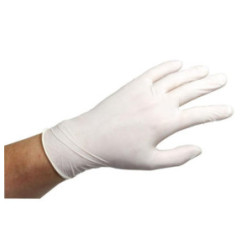 Gants en latex poudrés L (Lot de 100)