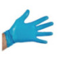 Gants alimentaires en vinyle non poudrés Hygiplas bleus L (Lot de 100)