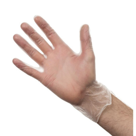 Gants en vinyle non poudrés Hygiplas L (lot de 100)