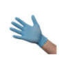 Gants en nitrile non poudrés bleus M (Lot de 100)