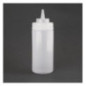 Distributeur de sauce à col large Vogue 454ml transparent