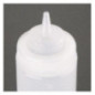 Distributeur de sauce à col large Vogue 454ml transparent
