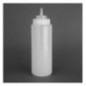 Distributeur de sauce à col large Vogue 909ml transparent