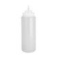 Distributeur de sauce à col large Vogue 909ml transparent