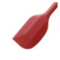 Grande spatule rouge en silicone 280mm