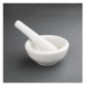 Pilon et mortier en porcelaine Vogue 115mm