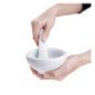 Pilon et mortier en porcelaine Vogue 115mm