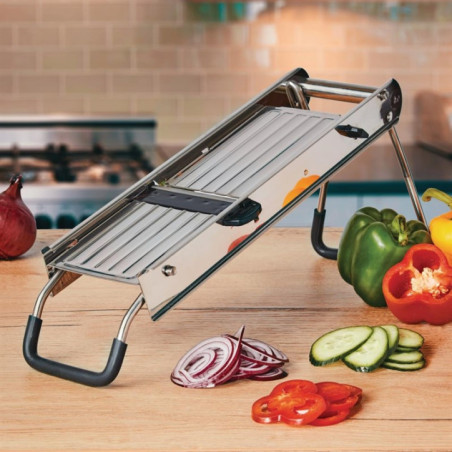 Mandoline avec chariot Vogue