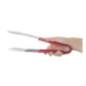Pince de service à code couleur Hygiplas 300mm rouge