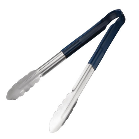 Pince de service à code couleur Hygiplas 300mm bleue