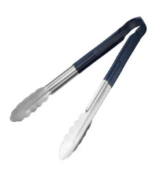 Pince de service à code couleur Hygiplas 300mm bleue