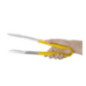 Pince de service à code couleur Hygiplas 300mm jaune