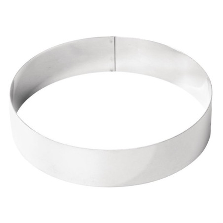 Cercle à mousse inox De Buyer 200 x 45mm