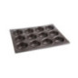 Plaque aluminium antiadhésive de 12 moules à muffins Vogue