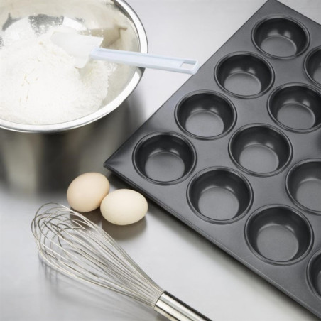 Plaque aluminium antiadhésive de 24 moules à muffins Vogue