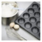 Plaque aluminium antiadhésive de 24 moules à muffins Vogue