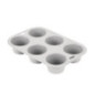 Plaque flexible en silicone 6 muffins Vogue 