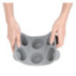 Plaque flexible en silicone 6 muffins Vogue 