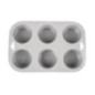 Plaque flexible en silicone 6 muffins Vogue 