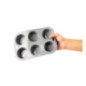 Plaque flexible en silicone 6 muffins Vogue 